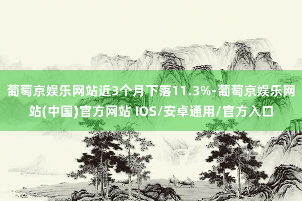 葡萄京娱乐网站近3个月下落11.3%-葡萄京娱乐网站(中国)官方网站 IOS/安卓通用/官方入口