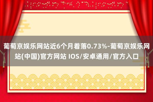 葡萄京娱乐网站近6个月着落0.73%-葡萄京娱乐网站(中国)官方网站 IOS/安卓通用/官方入口