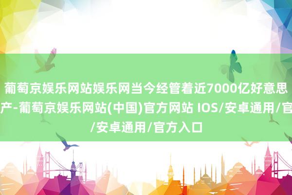 葡萄京娱乐网站娱乐网当今经管着近7000亿好意思元的资产-葡萄京娱乐网站(中国)官方网站 IOS/安卓通用/官方入口