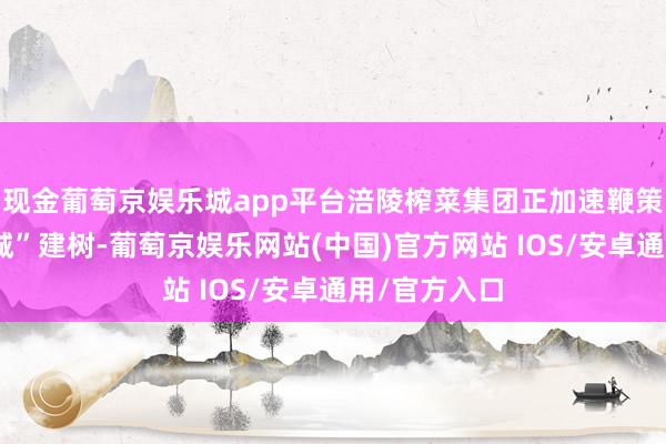 现金葡萄京娱乐城app平台涪陵榨菜集团正加速鞭策“中国榨菜城”建树-葡萄京娱乐网站(中国)官方网站 IOS/安卓通用/官方入口